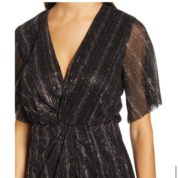 Nordstrom All in Favor Dolman Plisse Midi Dress - Picture 5 of 10